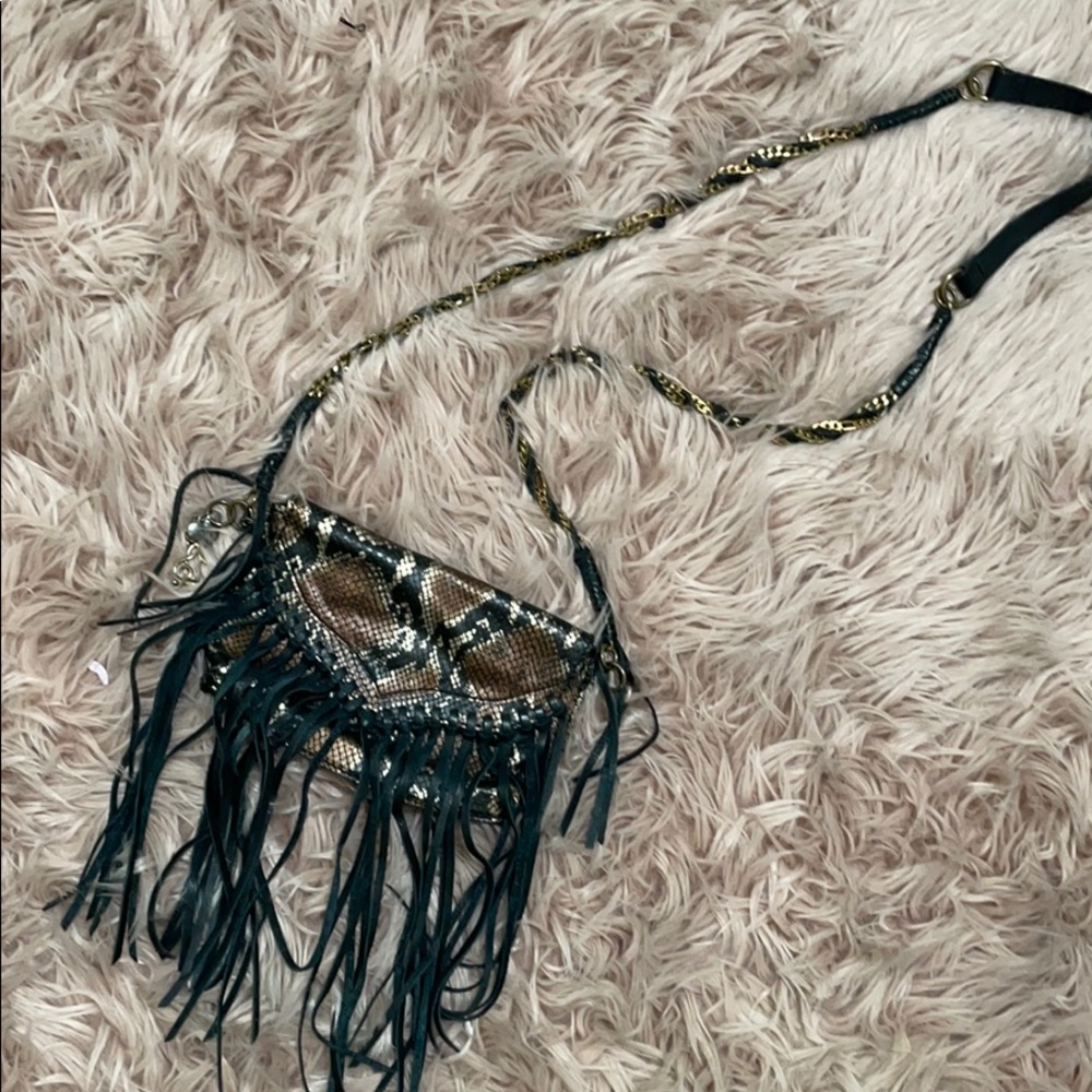 Faux Snake skin purse
